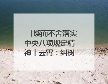 锲而不舍落实中央八项规定精神丨云霄：纠树并举扬正气 作风建设谱新章