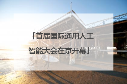 首届国际通用人工智能大会在京开幕