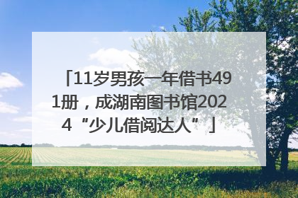 11岁男孩一年借书491册，成湖南图书馆2024“少儿借阅达人”