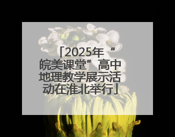 2025年“皖美课堂”高中地理教学展示活动在淮北举行