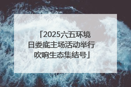 2025六五环境日娄底主场活动举行 吹响生态集结号