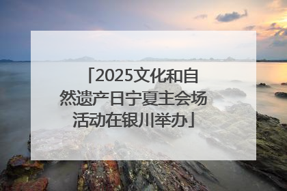 2025文化和自然遗产日宁夏主会场活动在银川举办