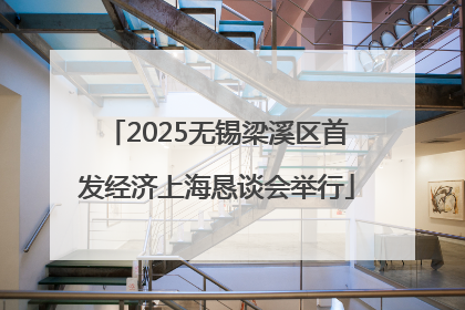 2025无锡梁溪区首发经济上海恳谈会举行