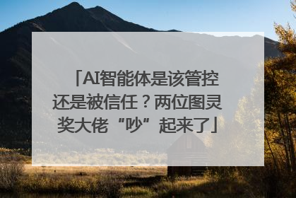 AI智能体是该管控还是被信任？两位图灵奖大佬“吵”起来了