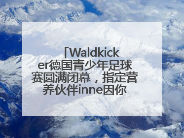 Waldkicker德国青少年足球赛圆满闭幕，指定营养伙伴inne因你陪伴少年前行